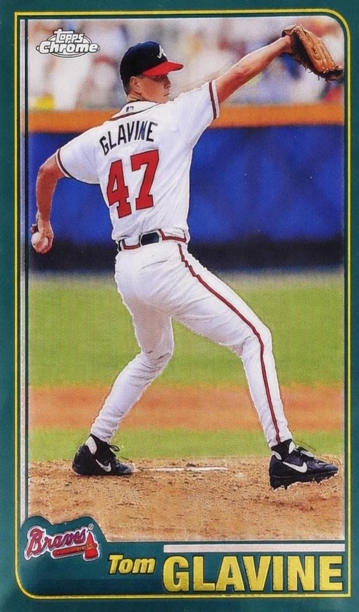Tom Glavine 2001 topps Topps Chrome