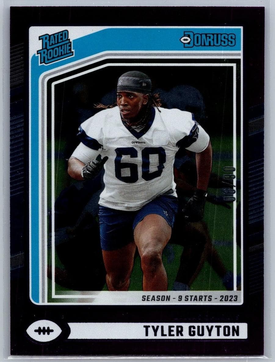 Tyler Guyton trading card