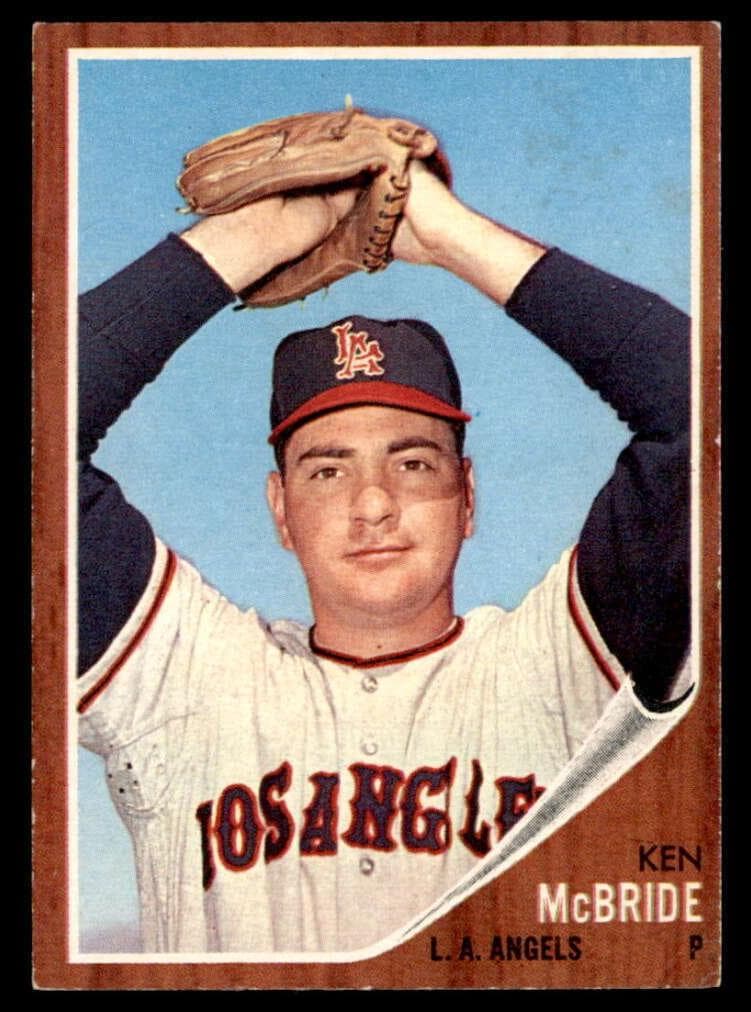 Ken McBride 1962 topps Topps