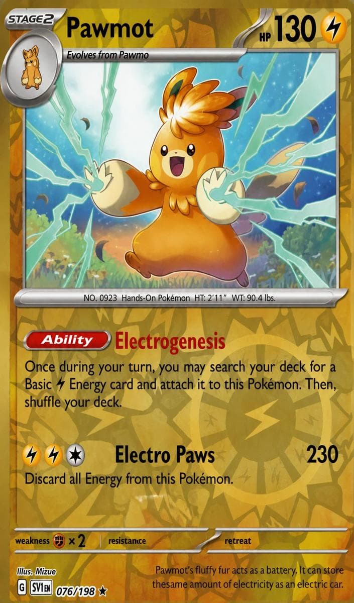 Pawmot trading card