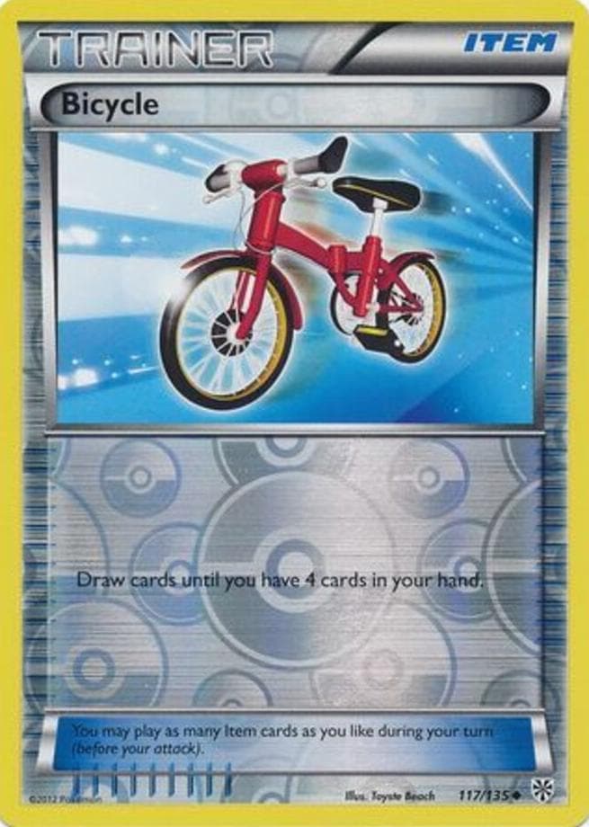 Bicycle trading card