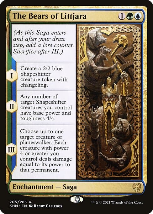 The Bears of Littjara 2021 Magic: The Gathering Kaldheim