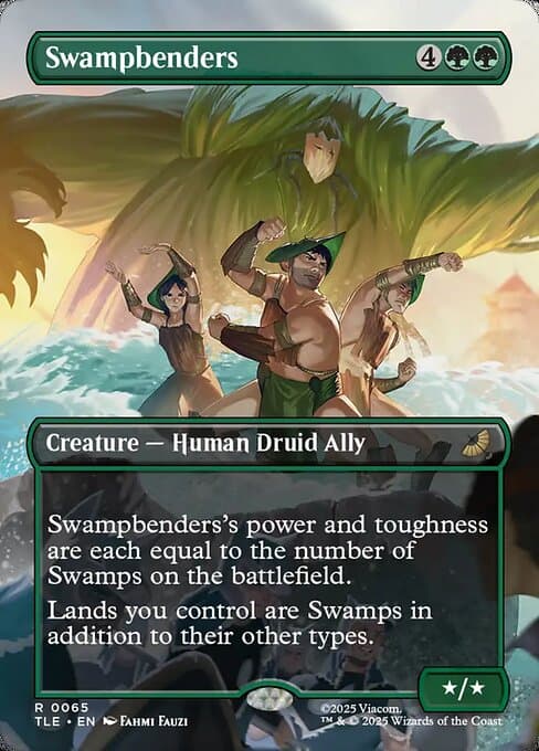 Swampbenders 2025 Magic: The Gathering Avatar: The Last Airbender Eternal Borderless