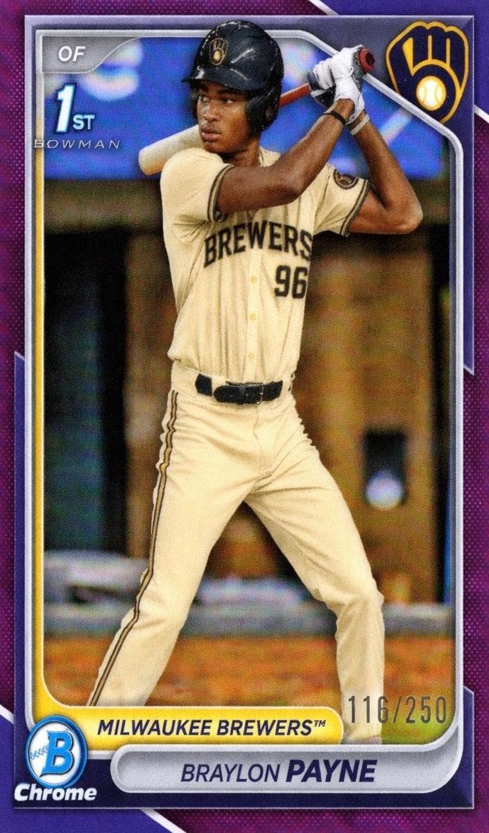 Braylon Payne trading card