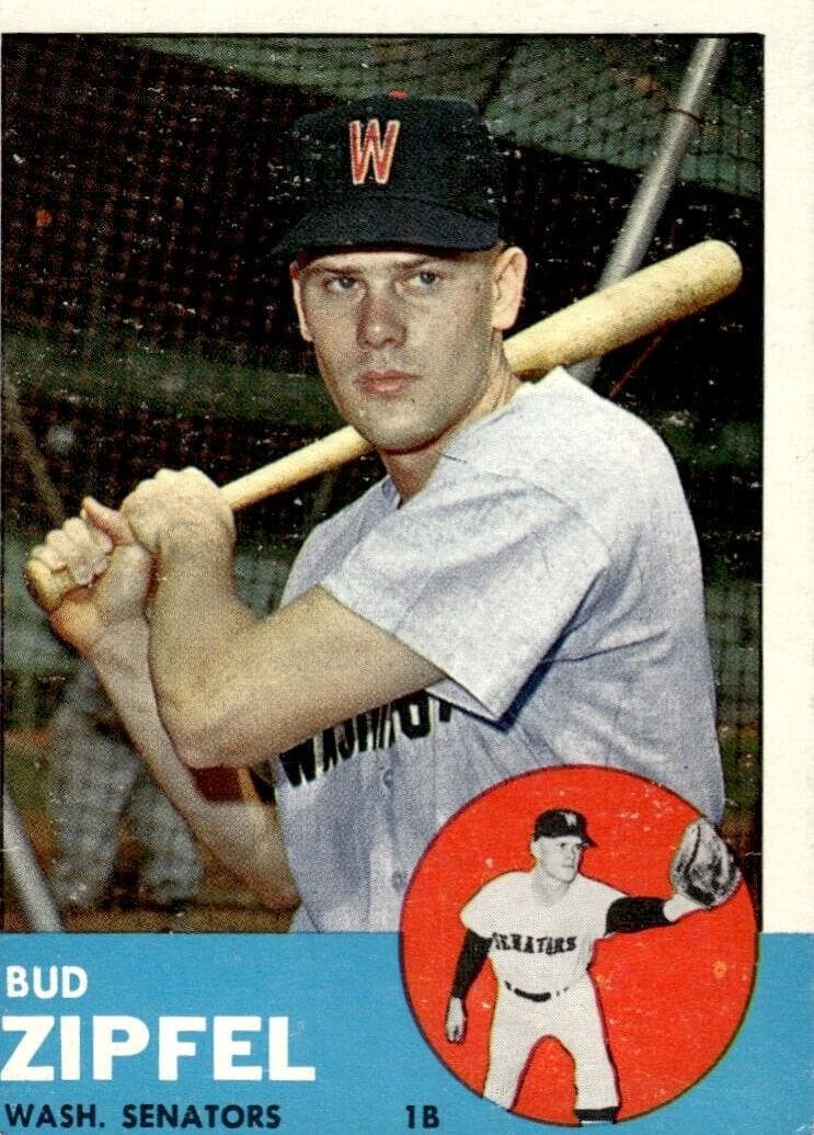 Bud Zipfel 1963 topps Topps