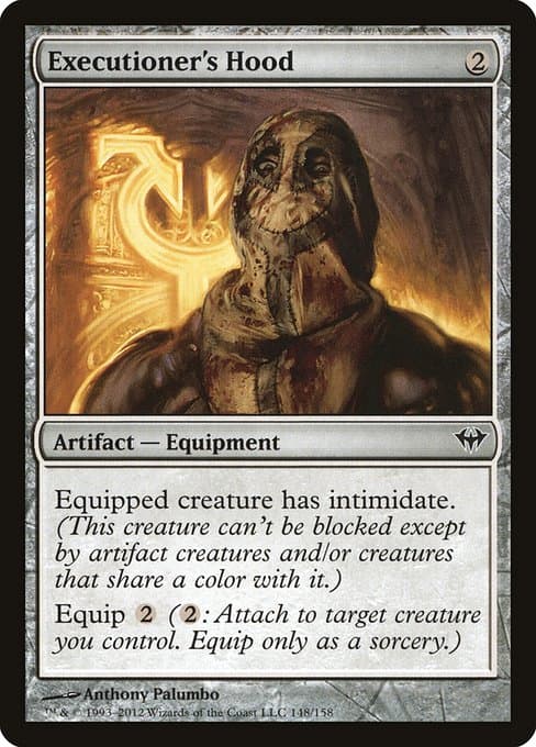 Executioner's Hood 2012 Magic: The Gathering Dark Ascension