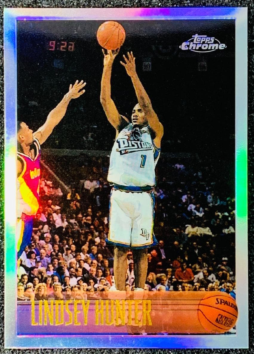 Lindsey Hunter 1996 topps Chrome