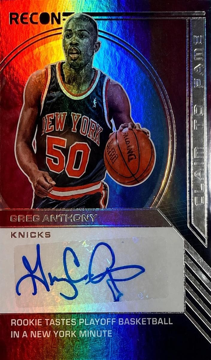 Greg Anthony trading card