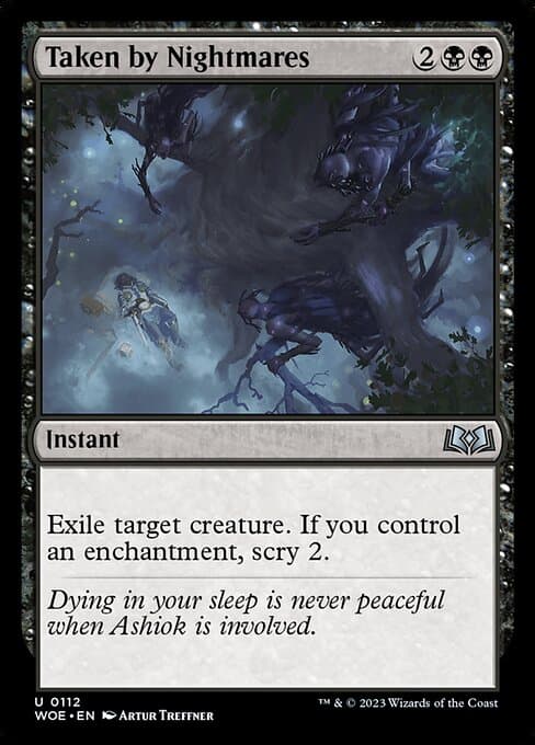 Taken by Nightmares 2023 Magic: The Gathering Wilds of Eldraine