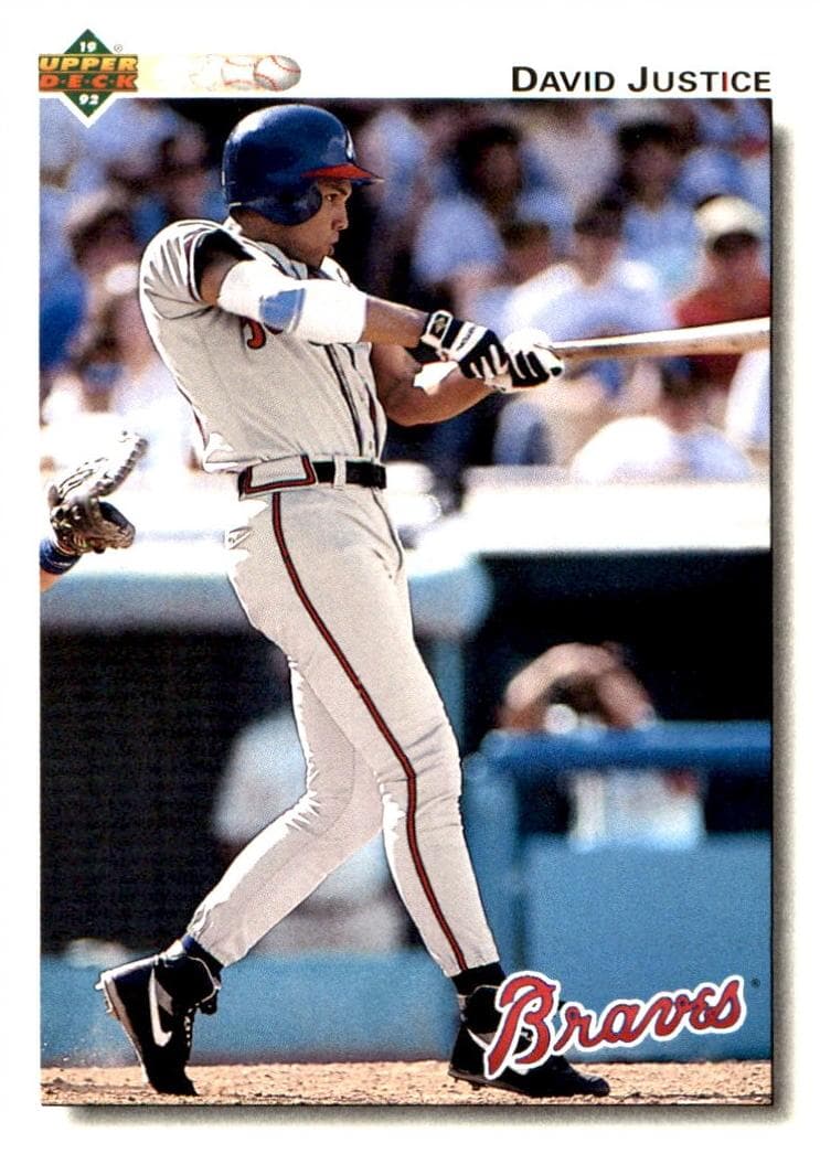 David Justice 1992 upper-deck Upper Deck