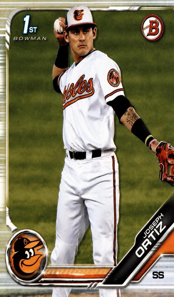 Joseph Ortiz 2019 bowman Bowman Draft