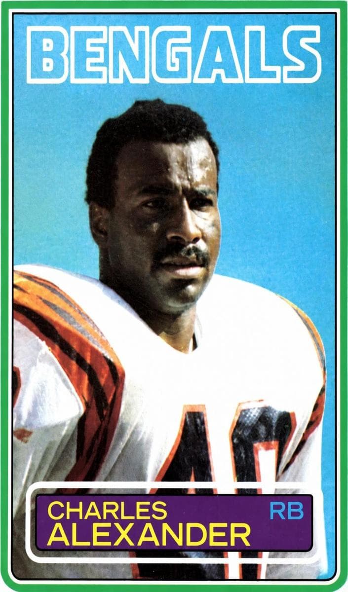 Charles Alexander trading card
