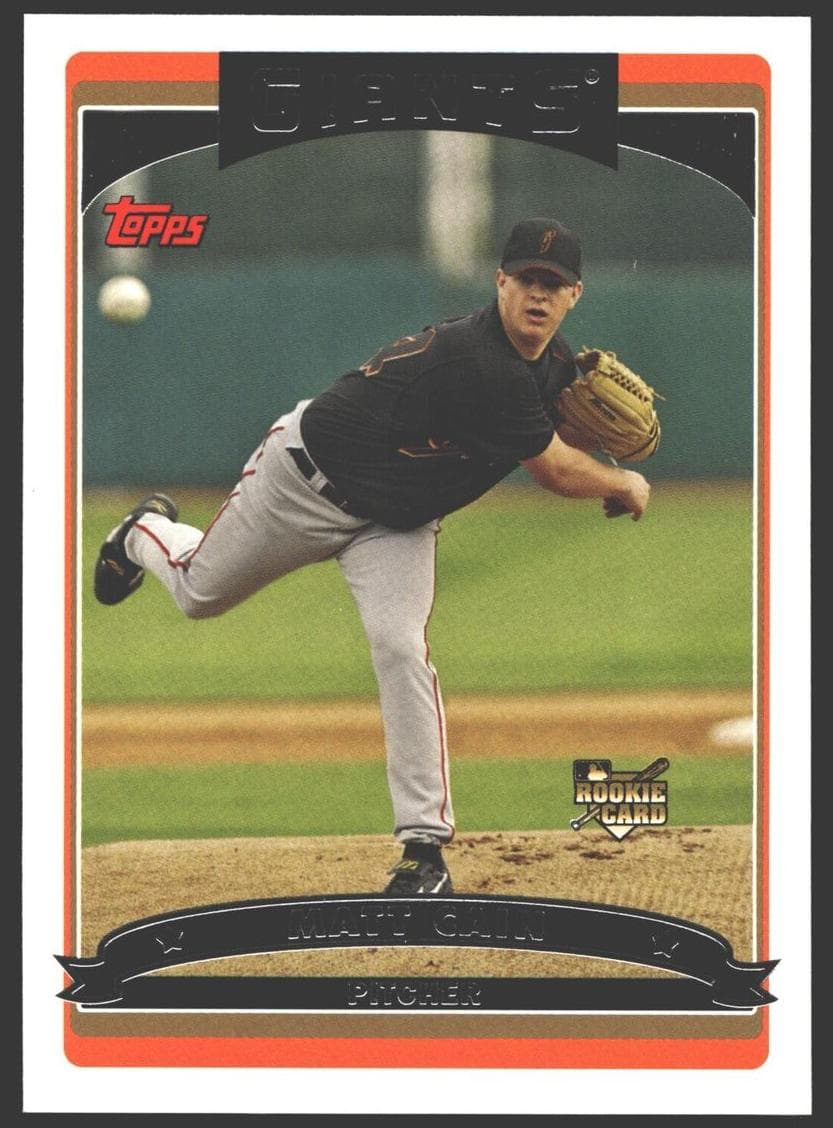 Matt Cain 2006 topps Topps