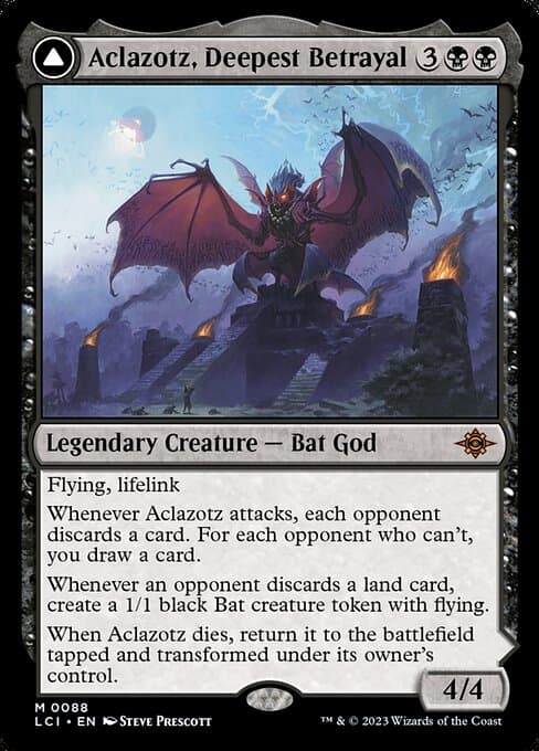 Aclazotz, Deepest Betrayal // Temple of the Dead 2023 Magic: The Gathering Lost Caverns of Ixalan