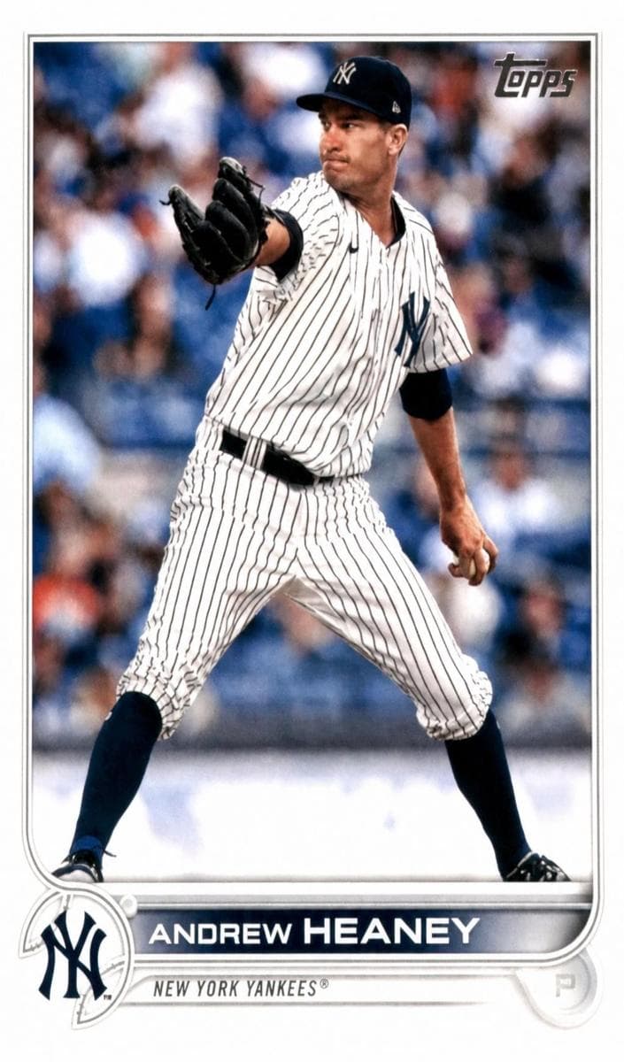 Andrew Heaney trading card