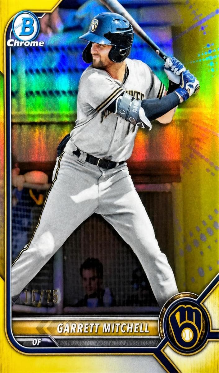 Garrett Mitchell 2022 bowman Bowman