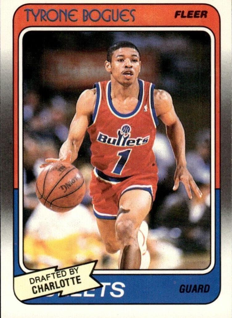 Tyrone Bogues trading card