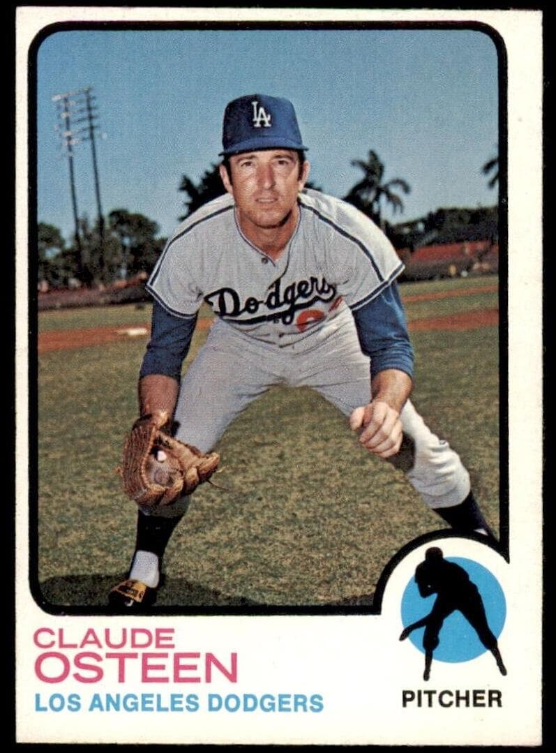 Claude Osteen 1973 topps Topps