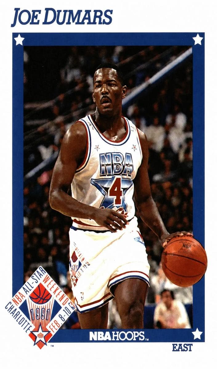 Joe Dumars 1991 panini Hoops