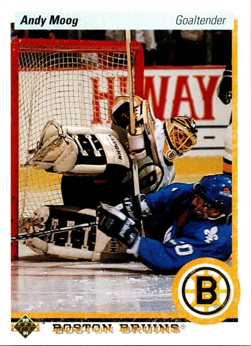 Andy Moog 1990 upper-deck Upper Deck