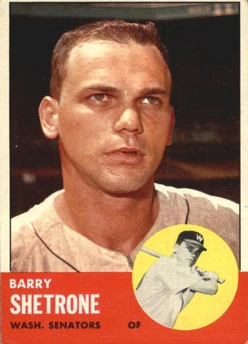 Barry Shetrone 1963 topps Topps
