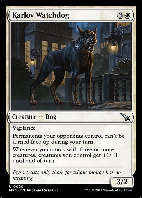 Karlov Watchdog 2024 Magic: The Gathering Murders at Karlov Manor