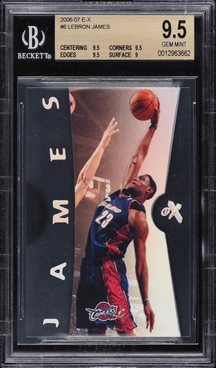 LeBron James 2006 fleer
