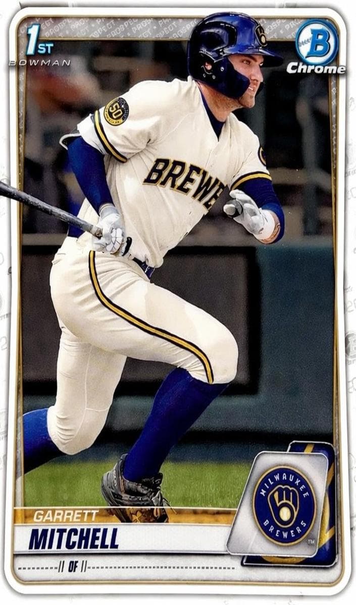 Garrett Mitchell 2020 bowman Bowman Draft