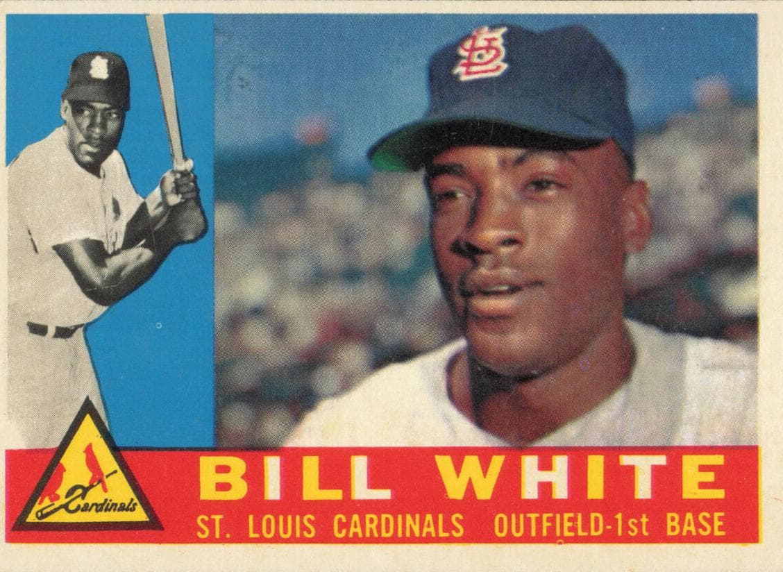 Bill White 1960 topps Topps
