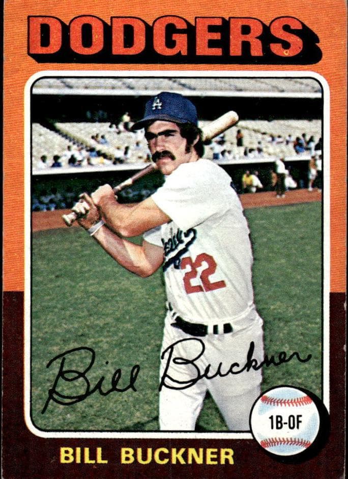 Bill Buckner 1975 topps Topps