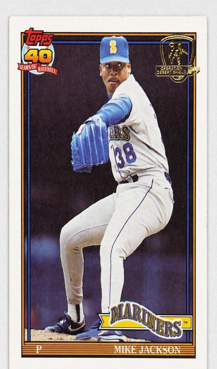 Mike Jackson 1991 topps Topps