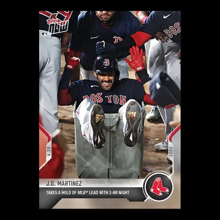 J.D. Martinez 2021 topps Now