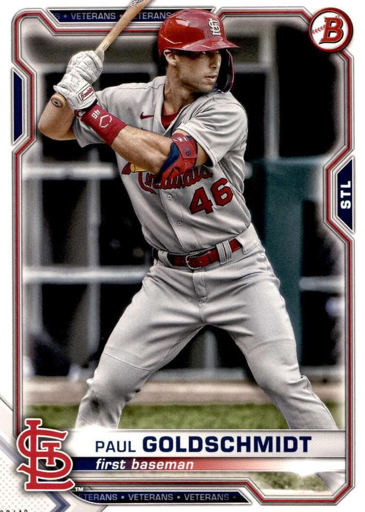 Paul Goldschmidt 2021 bowman Bowman