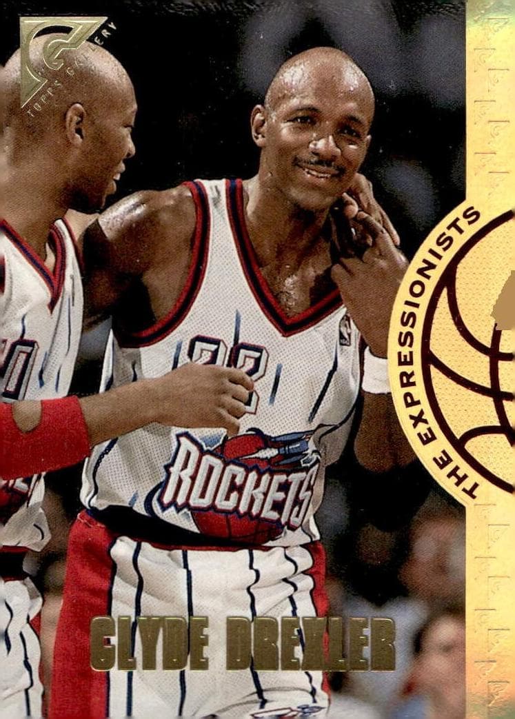 Clyde Drexler 1995 topps Topps Gallery
