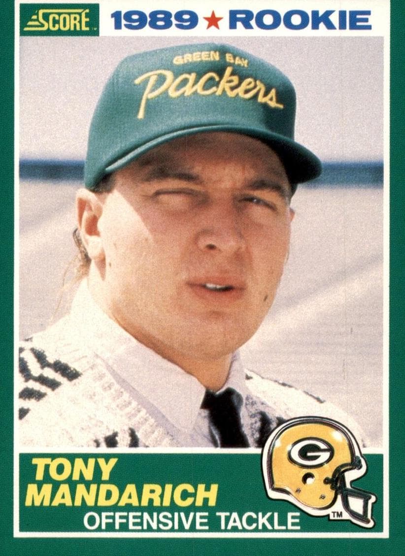 Tony Mandarich trading card