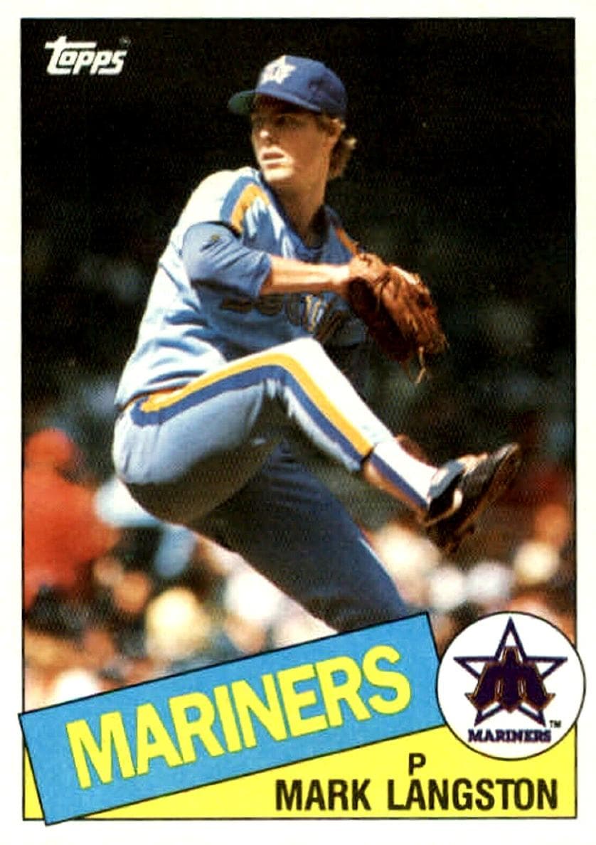Mark Langston 1985 topps Topps