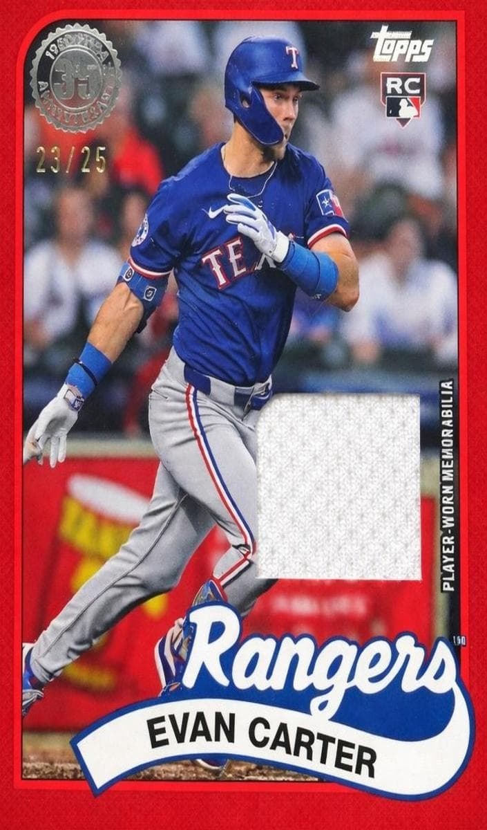 Evan Carter 2024 topps Topps