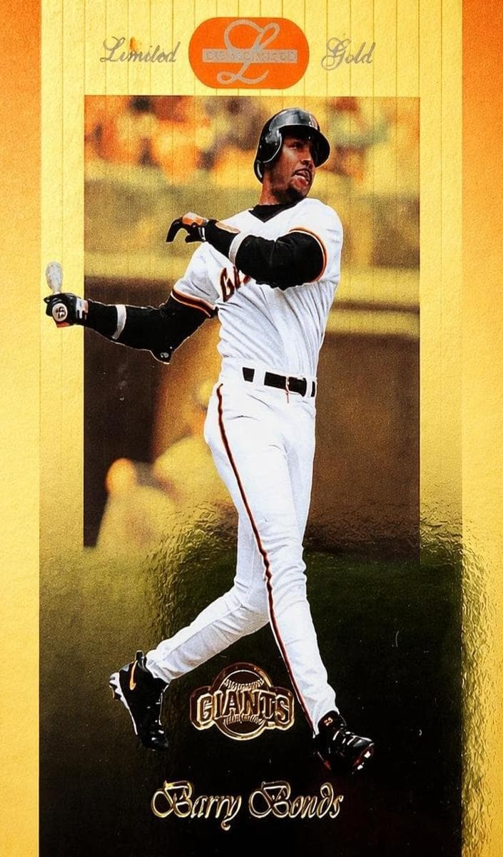 Barry Bonds 1996 leaf Leaf Limited