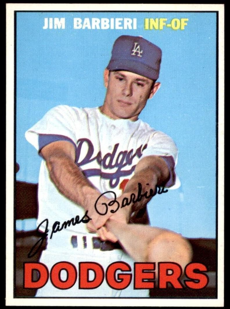 Jim Barbieri 1967 topps Topps