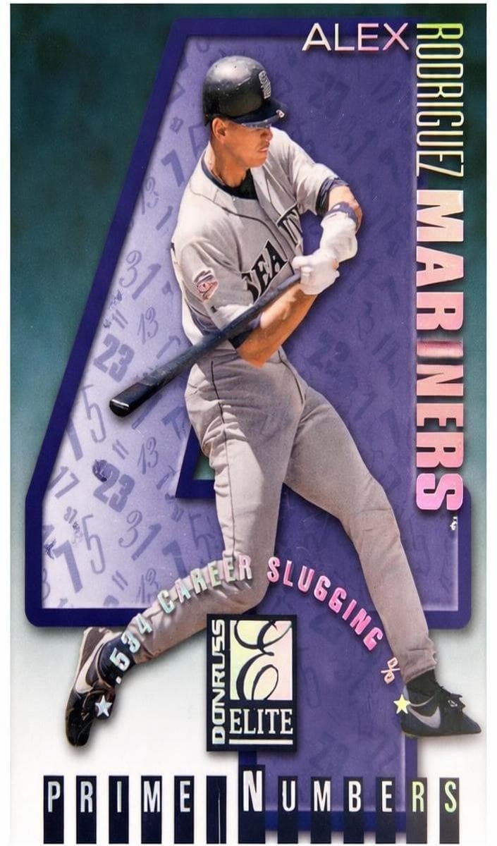 Alex Rodriguez 1998 panini
