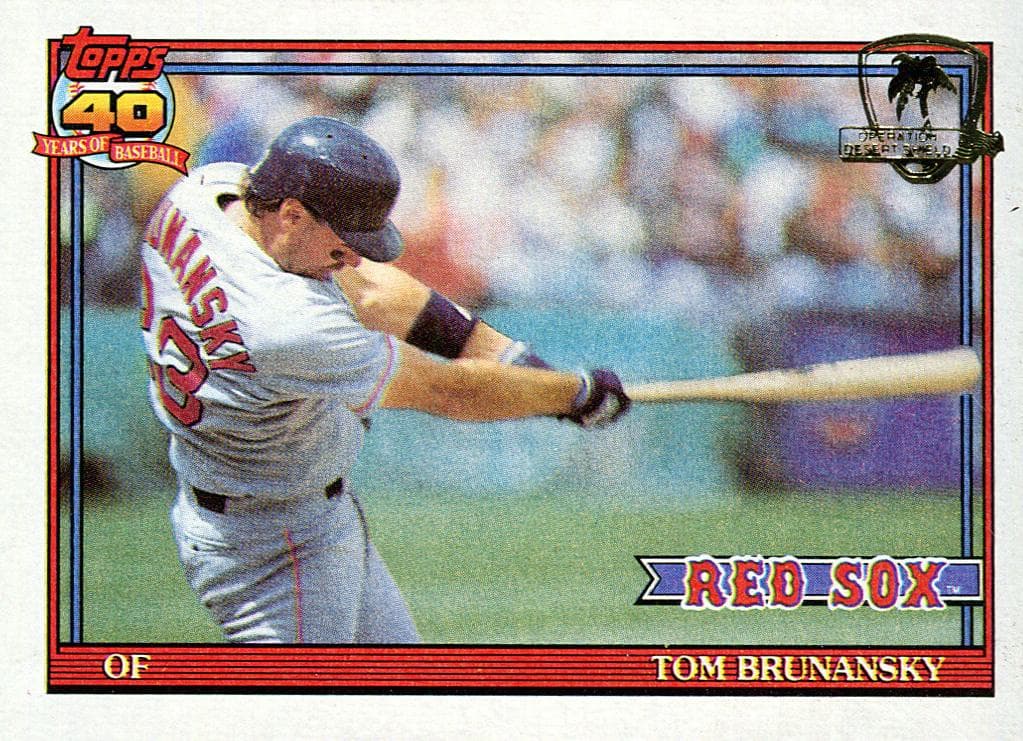 Tom Brunansky 1991 topps Topps