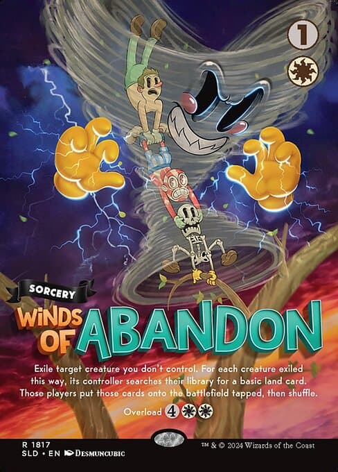 Winds Of Abandon 2019 Magic: The Gathering Secret Lair Drop Rainbow Foil
