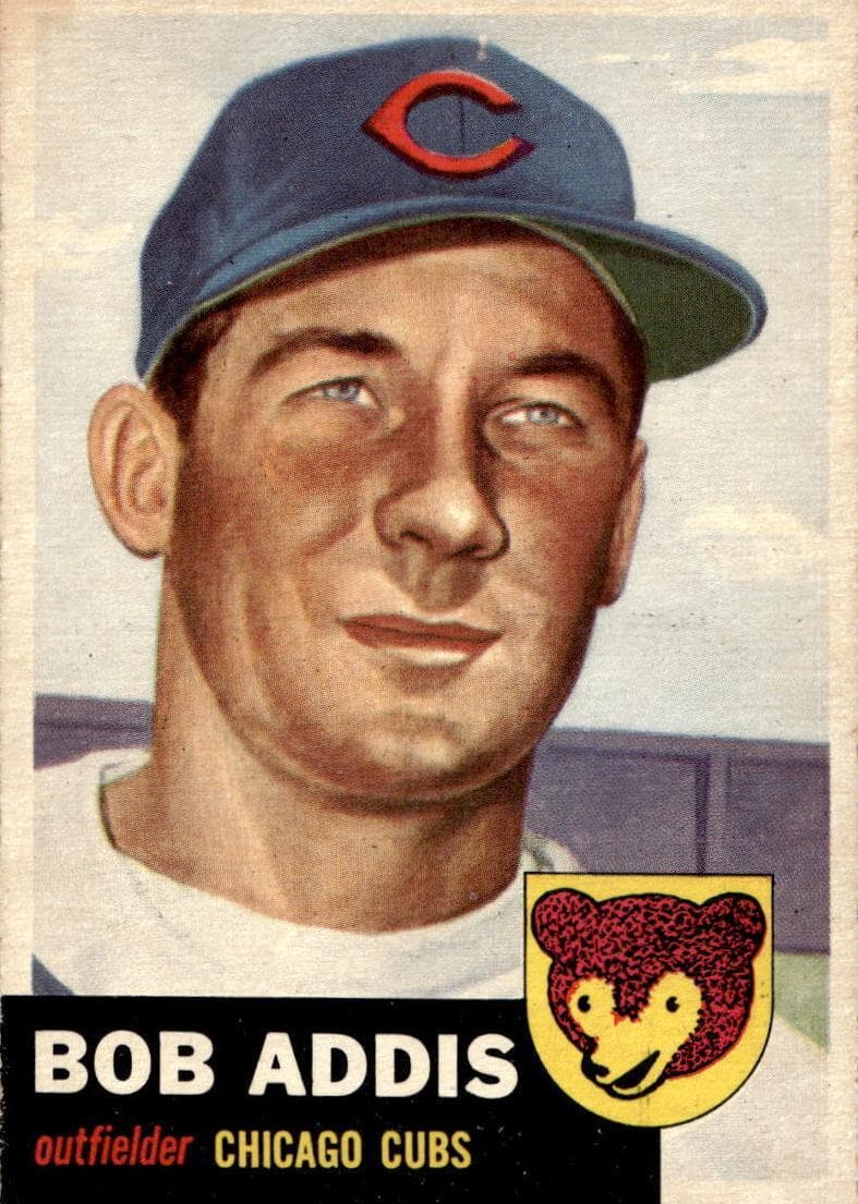 Bob Addis 1953 topps Topps