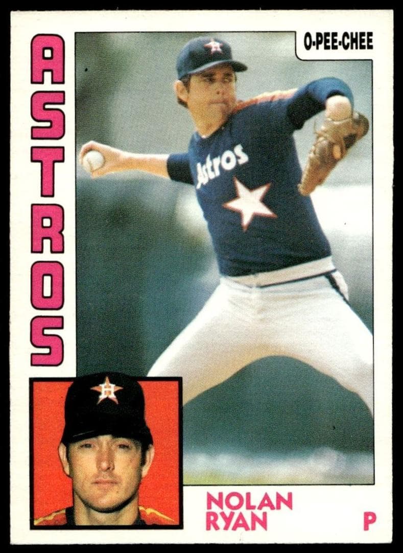Nolan Ryan 1984 topps