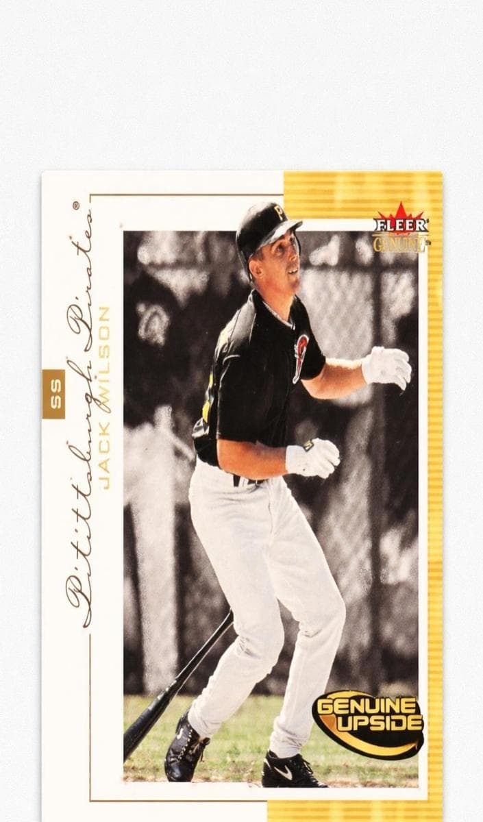Jack Wilson 2001 fleer Fleer Genuine