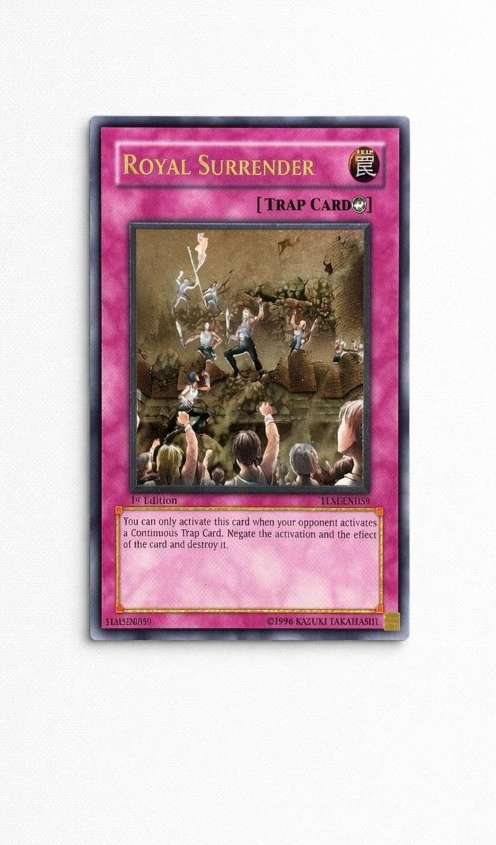 Royal Surrender 2005 Yu-Gi-Oh! The Lost Millennium