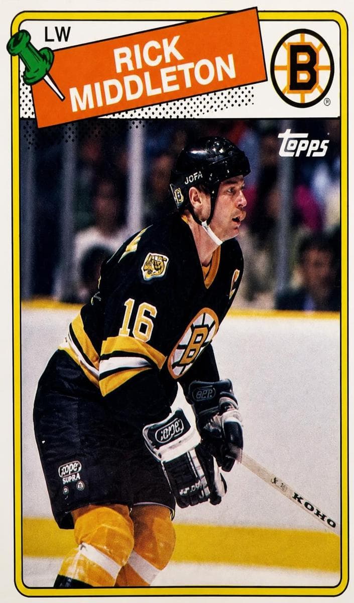 Rick Middleton 1988 topps Topps