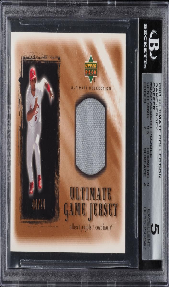 Albert Pujols 2001 upper-deck