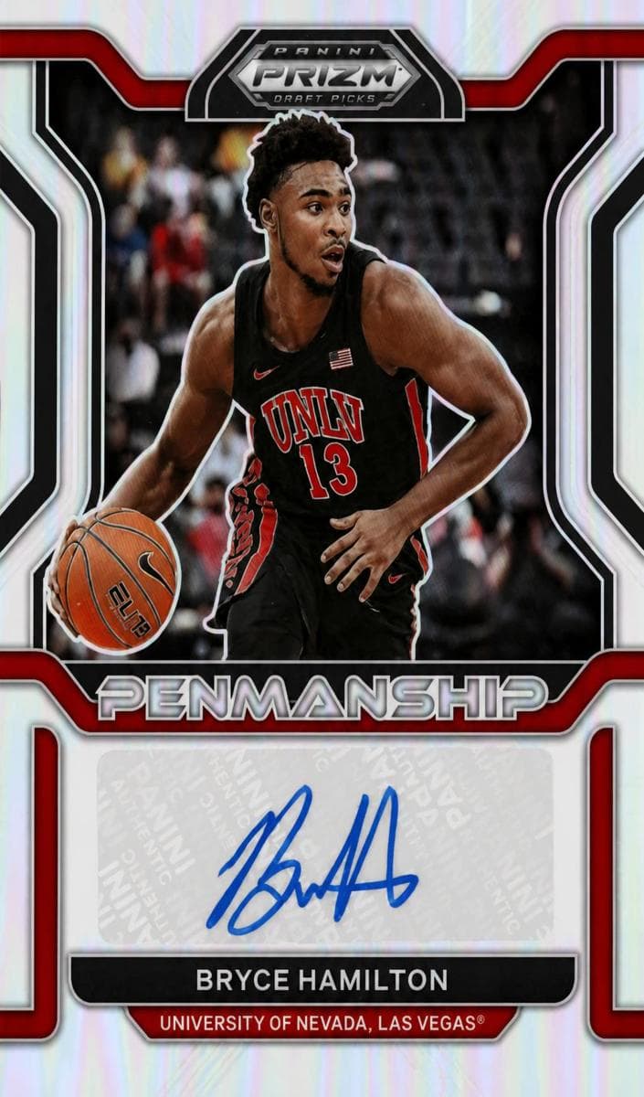 Bryce Hamilton trading card