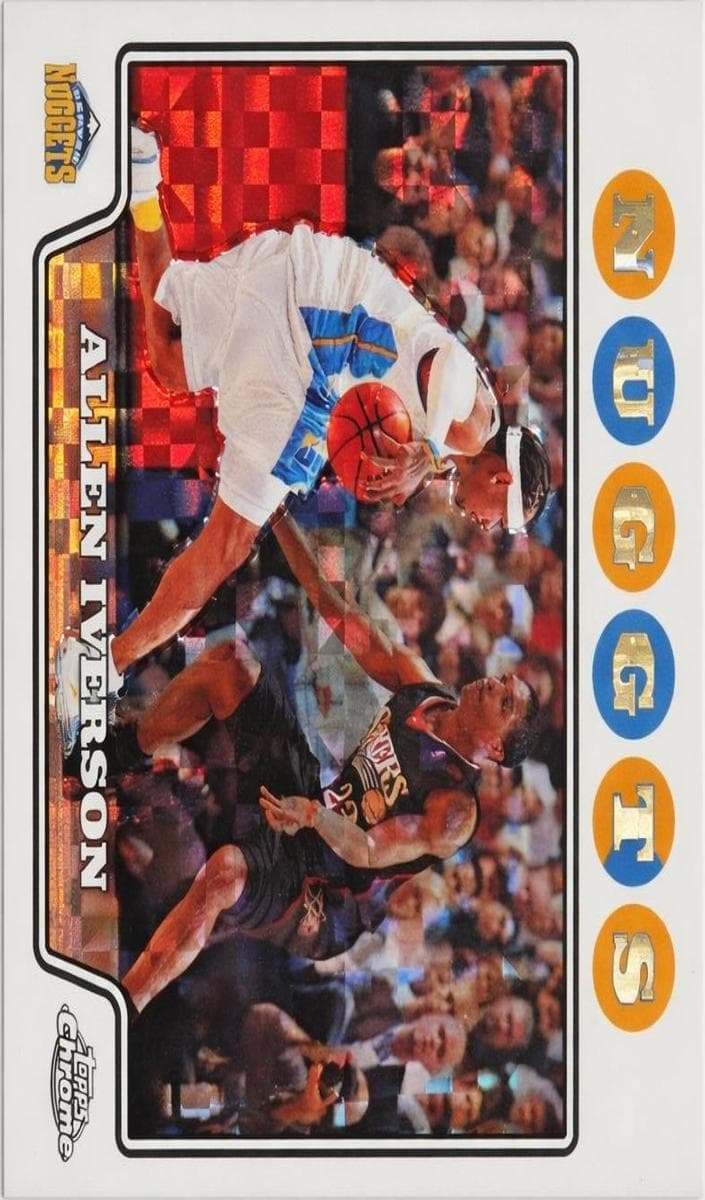 Allen Iverson 2008 topps Topps Chrome